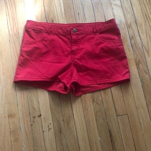 🩳H&M Red shorts size 12